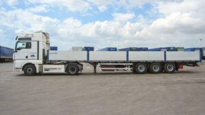 Uncovered semi-trailers