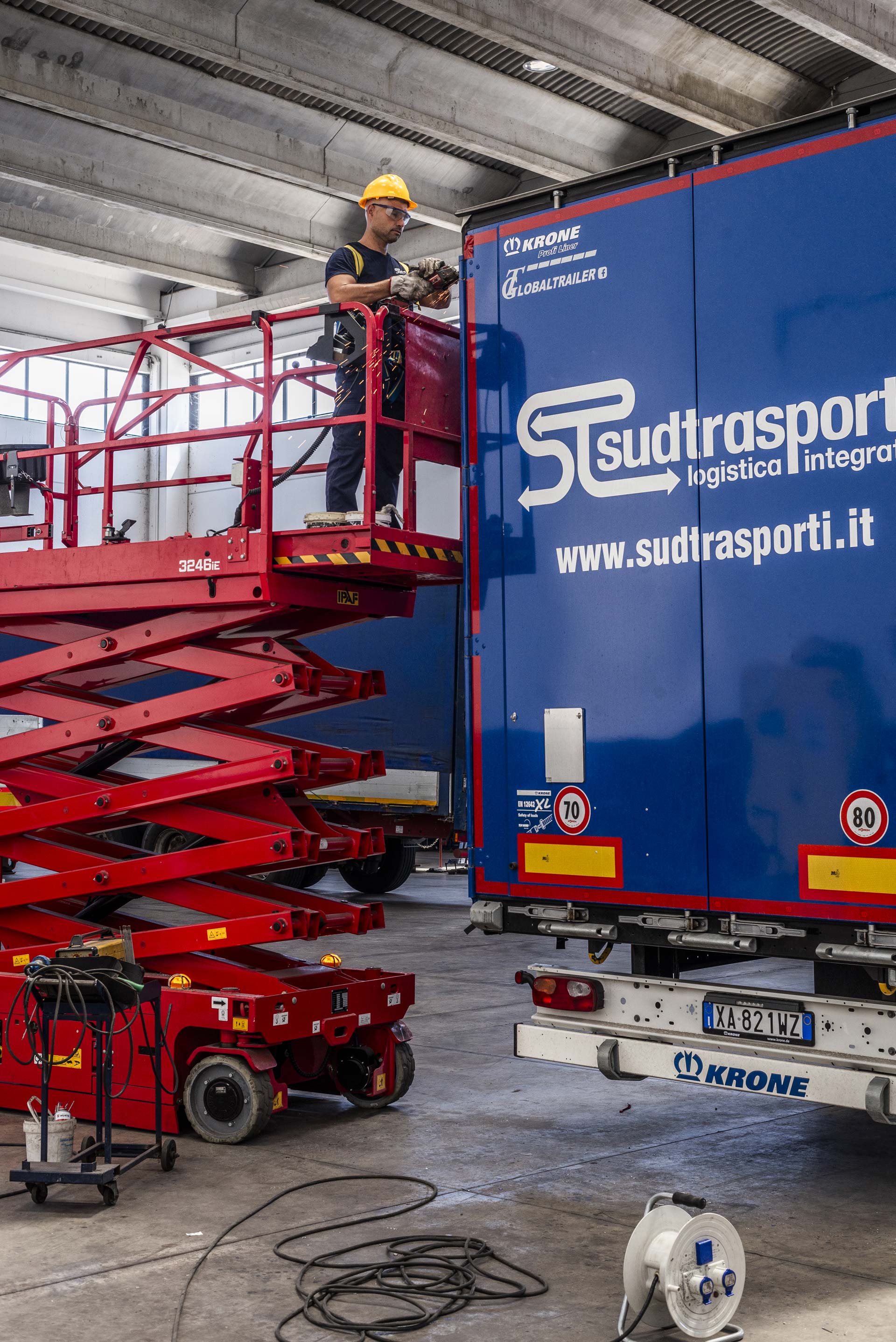 Parco mezzi e Officina - Sud Trasporti